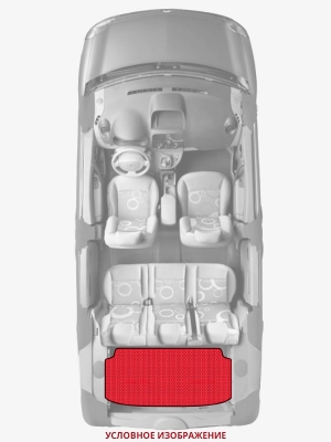 ЭВА коврики «Queen Lux» багажник для Mercedes GL-class
